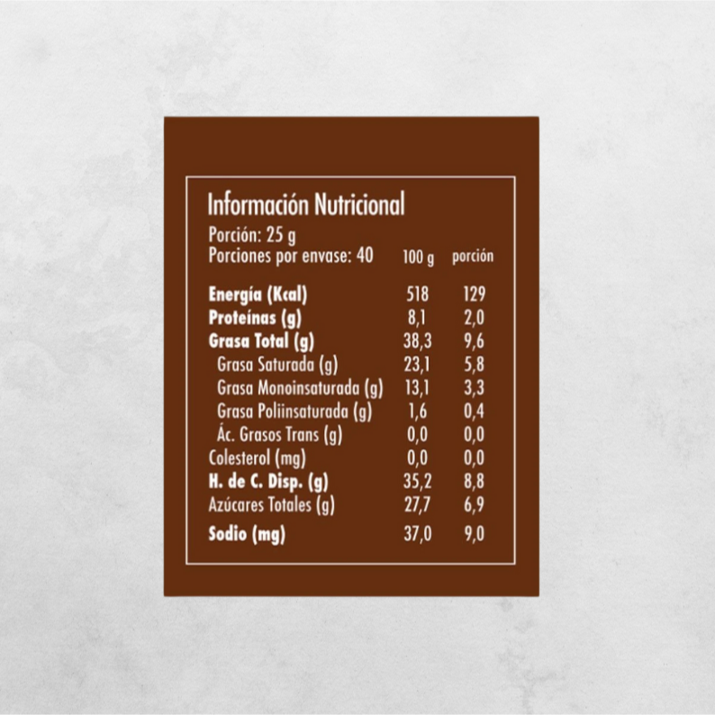 Chocolate Bitter 72% de Cacao