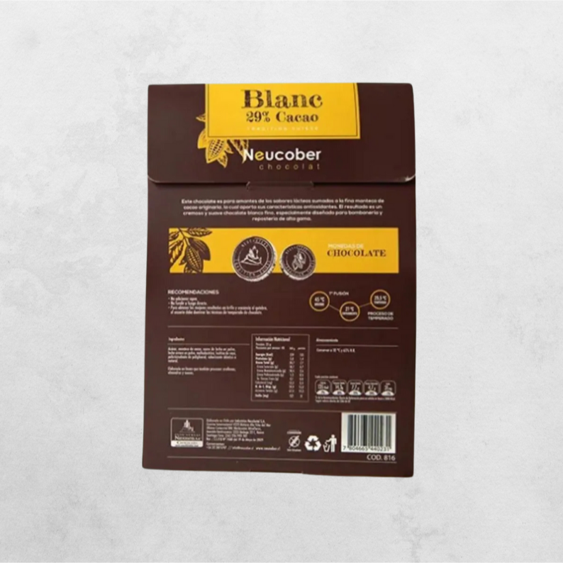 Chocolate Blanco 29% de Cacao