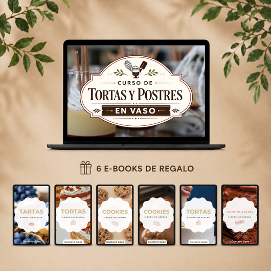 Curso Tortas y Postres en Vasos