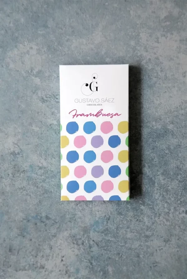 Tableta de Chocolate Blanco Fruta Frambuesa